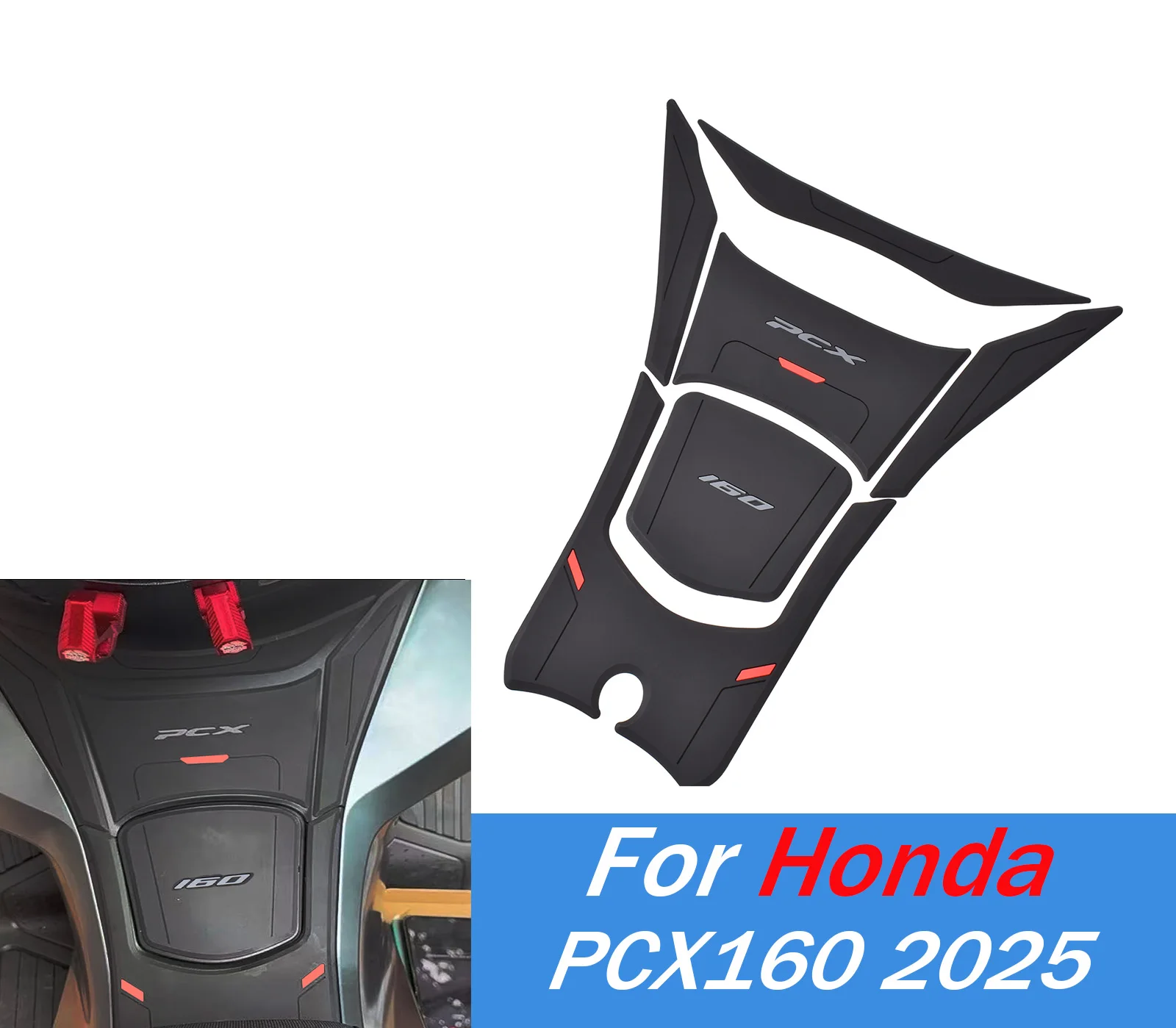 

Для Honda PCX 160 2025 комплект наклеек топливный бак наколенники противоскользящая наклейка защита мотоцикла устойчивая к царапинам наклейка аксессуар