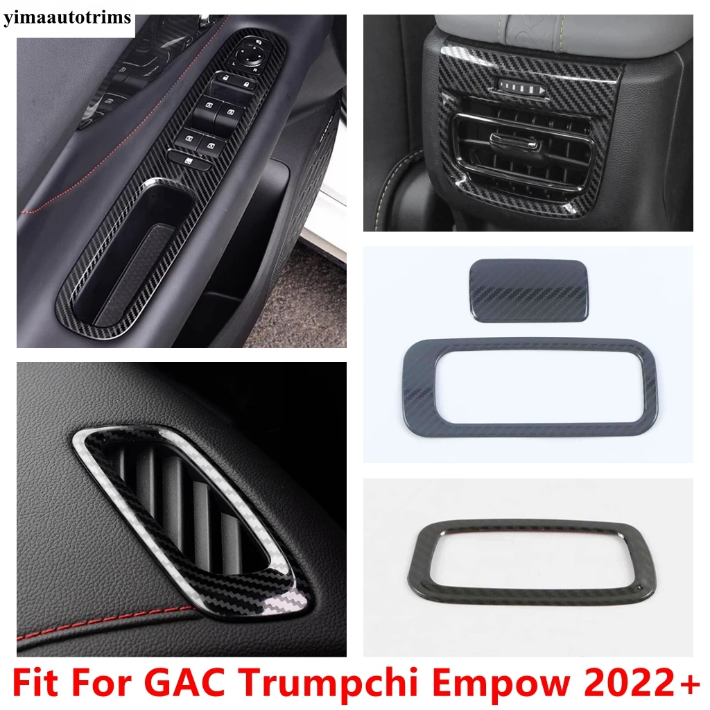 

Dashboard AC Air Vent / Window Lift / Head Lamp / Glove Box Cover Trim Accessories Interior For GAC Trumpchi Empow 2022 - 2024
