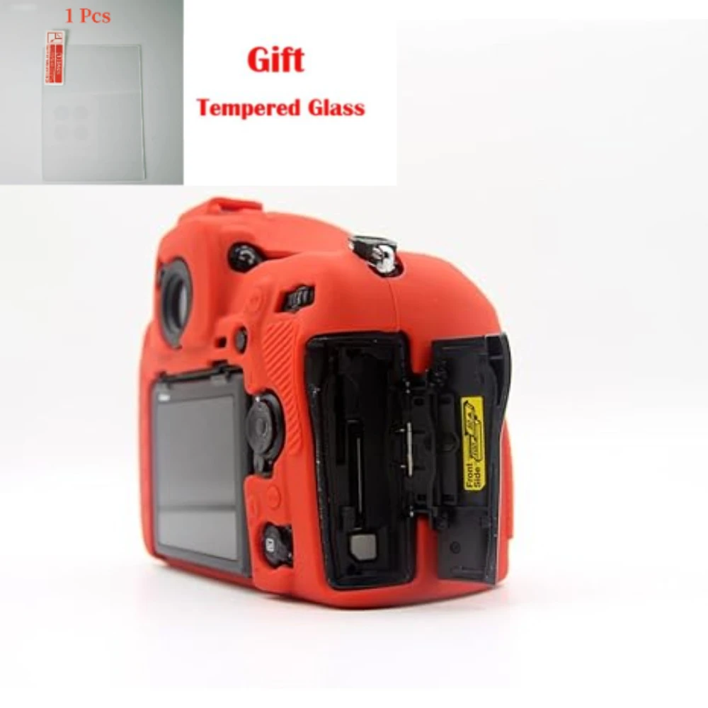 

Camera silicone cover, For Nikon D750 Rubber Protective Body Cover Skin Nice soft Silicone Camera Video Bag + free tempered film