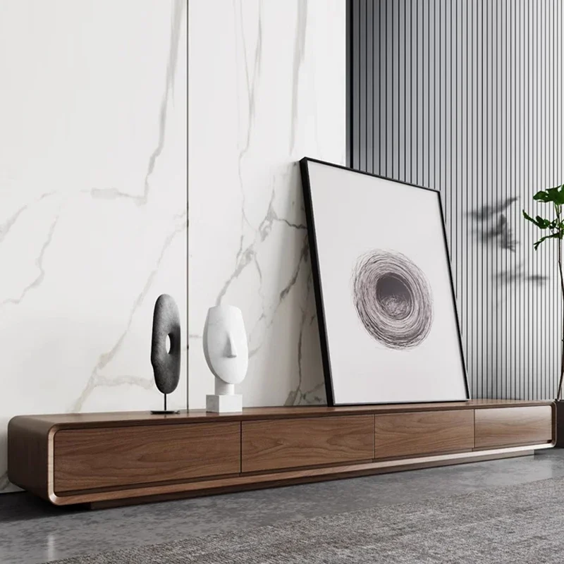 

Wooden Long Tv Table Modern Design Nordic Accent Decoration Fashion Tv Stands Interior Archivadores Room Decorations