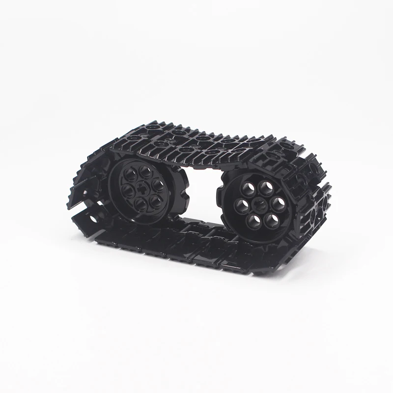 Kleine bouwsteendeeltjes, combinatie van tankrails, technisch voertuigrailsvervoer, militaire accessoires, 57518-onderdelen