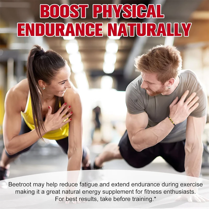 Beetroot Capsules, Beetroot Powder, Beetroot and Hawthorn Berry Supplements, Used To Support Circulation -60 Capsules