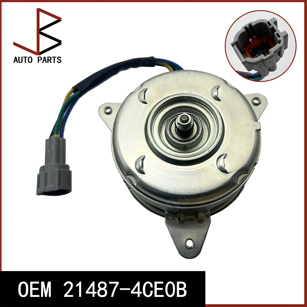 New Cooling Fan Motor for Nissan Serena X-Trail MR20DD QR25DE OEM 21487-4CE0B 214874CE0B 21487 4CE0B C27 GNC27 GC27 GFC27