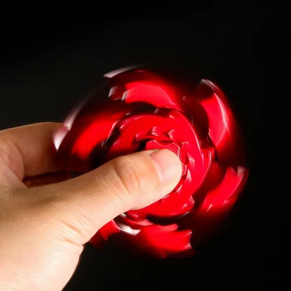 Świecący Świecący Fidget Spinner Cichy Łożyskowy Rotator Design Kołowrotek Trwały 360 °   Zabawka żyroskopowa dla dzieci