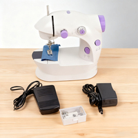 Portable electric sewing machine DIY home sewing accessories for beginners with lighting and speed control