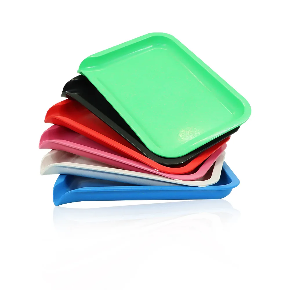 

20*14.5CM biodegradable Rolling Tray tobacco smoking Cigarette dry herb small for stocking grinders Accessoriess tools