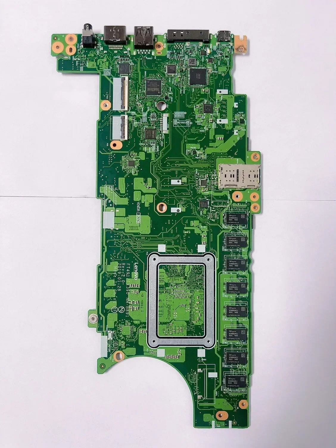 NM-B891 01HX898 01HX922 	01HX935 01HX946  motherboard. For Thinkpad X390 T490S Laptop Motherboard 100% Fully Tested