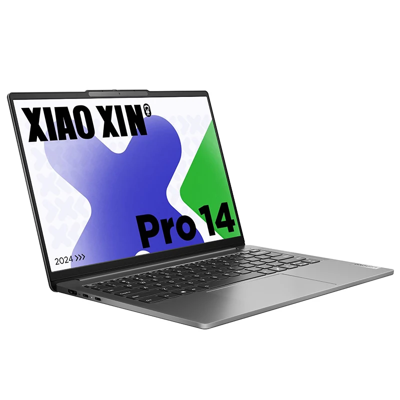 Lenovo Xiaoxin Pro laptop 14 AI, PC Notebook layar 14 inci 120Hz grafis Intel Core Ultra 5 16GB/32GB LPDDR5X 1T SSD