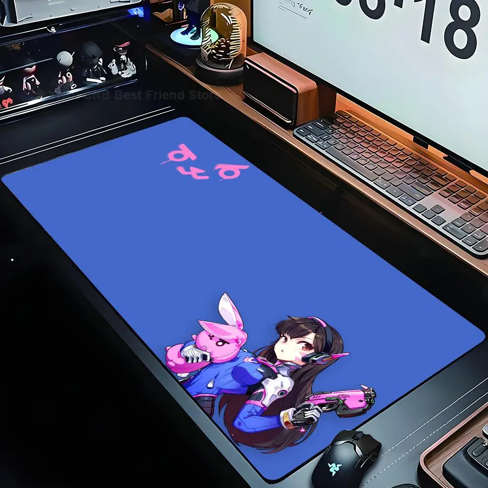 

Hot Game O-Overwatch Anime Girl D.Va Mousepad Large Gaming Mouse Pad LockEdge Thickened Computer Keyboard Table Desk Mat