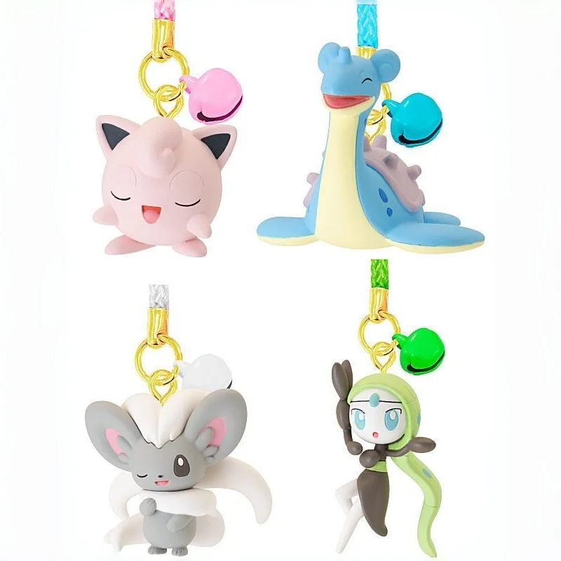 In Stock Genuine Tomy Pkm Singing Style Capsule Charm Meloetta Jigglypuff Mini Figure Anime Collectible Ornament Toy Model - view 2