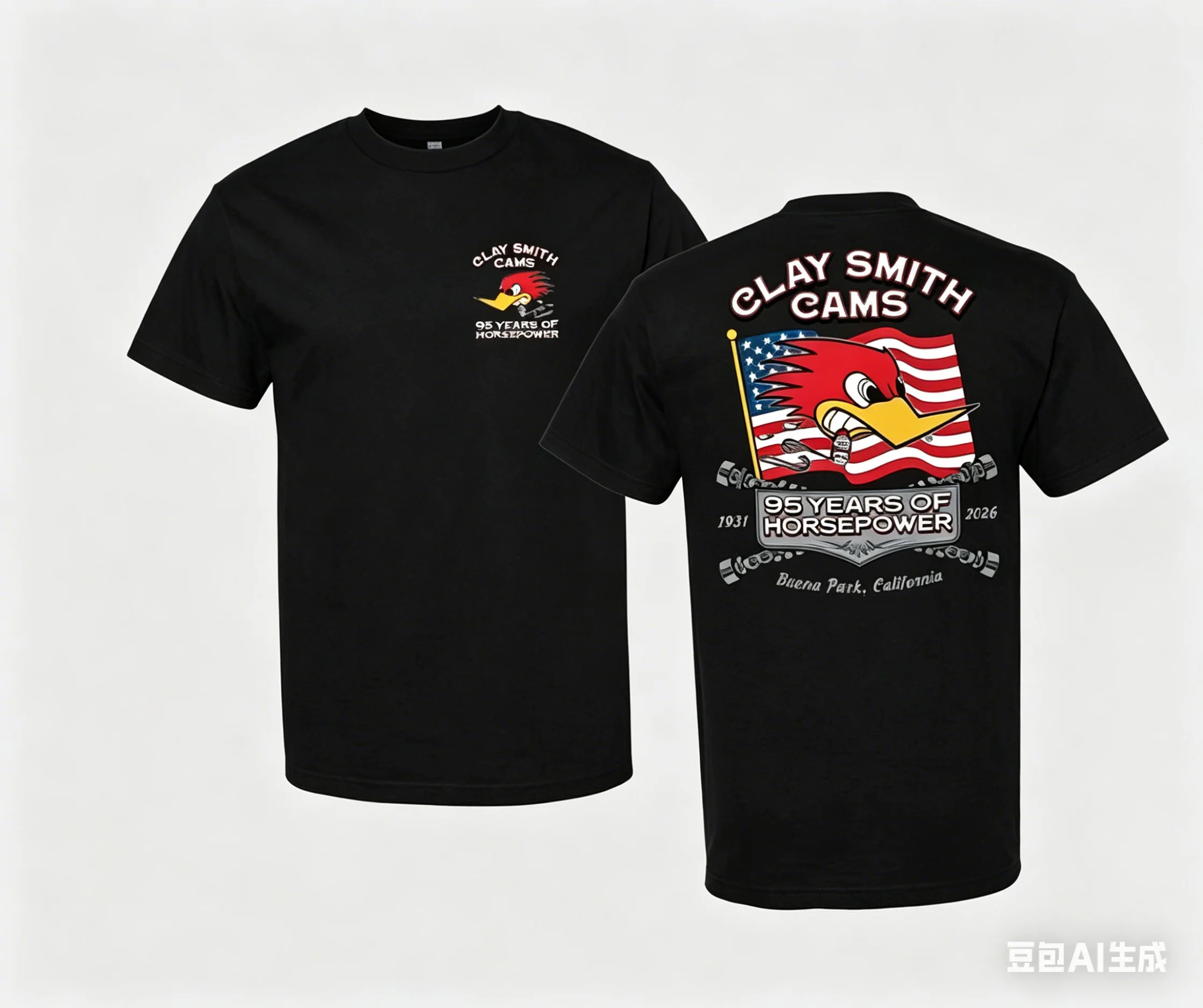 Nuevo Modelo para Hombre Mr. Camiseta informal Horsepower Clay Smith Cams, camisetas gráficas para el 90 aniversario, camisetas deportivas transpirables, ropa de calle