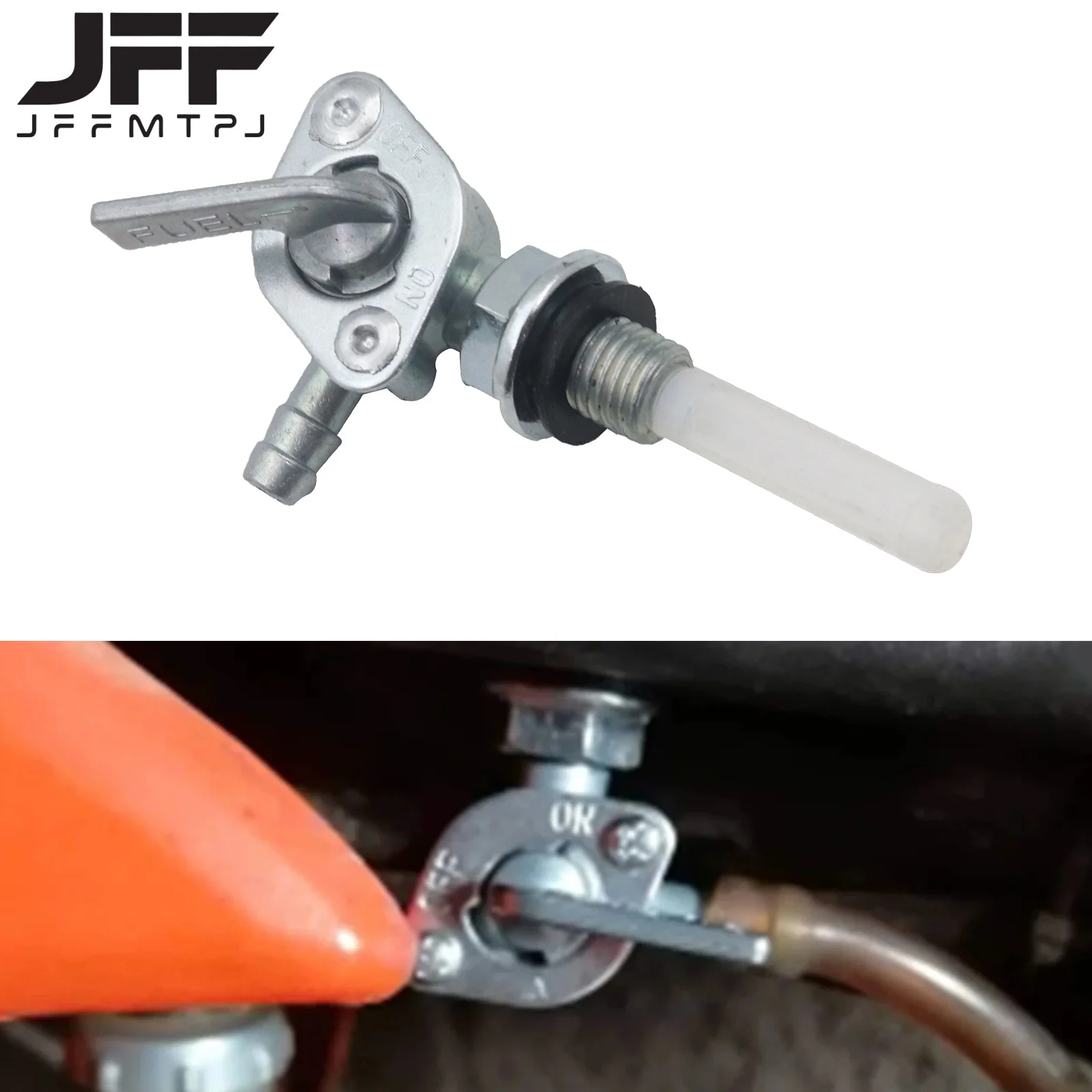 M10 Universal Motorcycle Fuel Tank Fuel Switch Tap Switch ON/OFF For Honda Suzuki ATV 50 90 110 125 150 200 250CC Parts