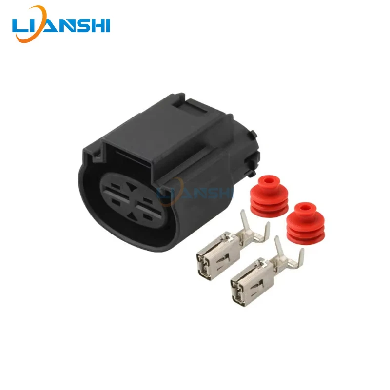1897214-1 Applicable to Hyundai Kia electronic fan resistance radiator fan 2P wiring harness plug DJ7026C-6.3-21