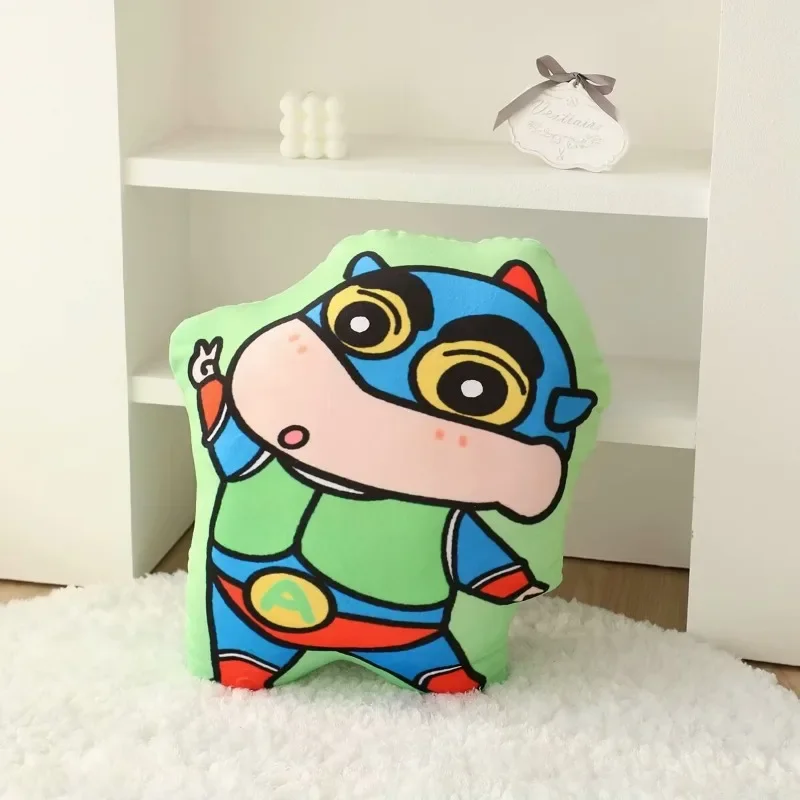 Anime Crayon Shin chan Pluche Pop Cartoon Dubbelzijdig Afdrukken Kussen Kawaii Kind Speelgoed Verjaardagscadeau Leuke Sofa Kussen Ornamenten