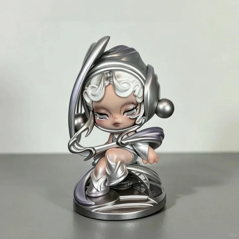 Echte POPMART SKULLPANDA The Forging Hour Serie Figur Blind Box Niedliches Dekoratives Ornament Modell Spielzeug Überraschungsgeschenk für Art Toys – Detail 5