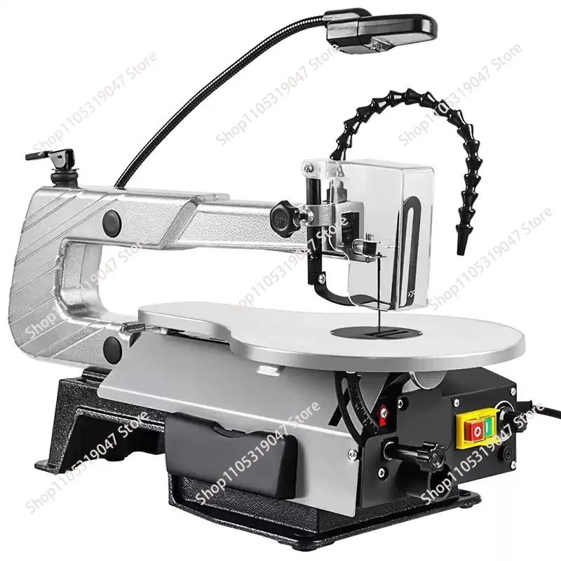 Variable Speed Scroll Saw, 16Inch with Work Light, Adjustable TableTop Angle, Easy-Access Blade Changes, w/ Sawblades