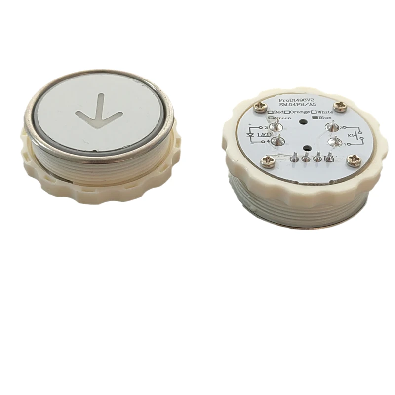 Bouton poussoir d'ascenseur ProD1498V2 SM04PB/A5 lumière blanche