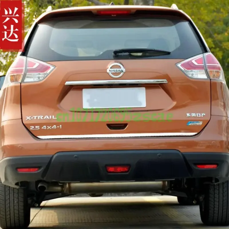 

For Nissan X-Trail X Trail T32 2014 2015-2021 Rear Boot Door Trunk Cover Trim Tailgate Garnish Molding Strip Car Accessories
