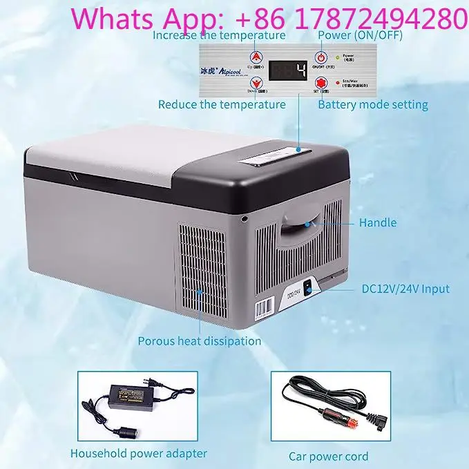 Mini Car Refrigerator for Camping Outdoor Hiking Traveling - Portable Cooler Fridge 12V 24V Direct Factory Outlet