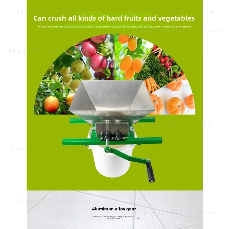 7L manual stainless steel apple grape grinder European manual hard fruit and vegetable grinder