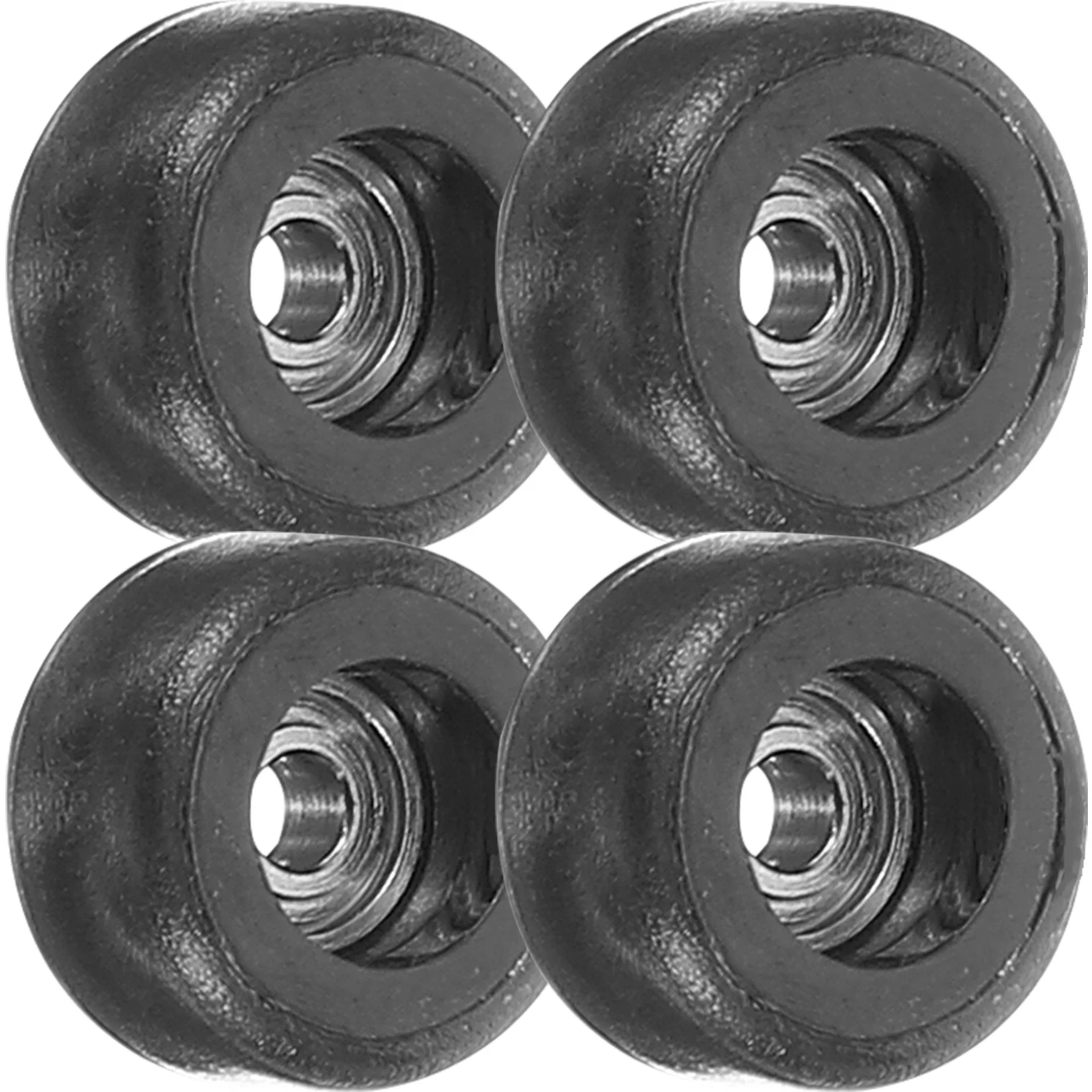 

4pcs Finger Skate Roller Stainless Steel Plastic Lifelike Design For Kids Stress Relief Desktop Fun Portable