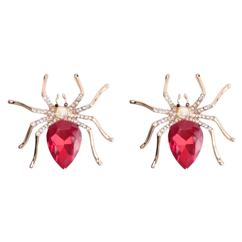 

ABRT-2X Fashion Alloy Spider Crystal Brooch For Women's Dresses Or Womens Clothing