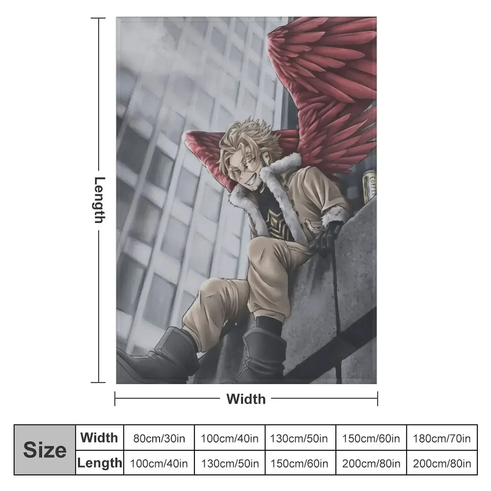 Roofs Edge Hawks Throw Blanket couch cozy soft plush fuzzy picnic outdoor blanket