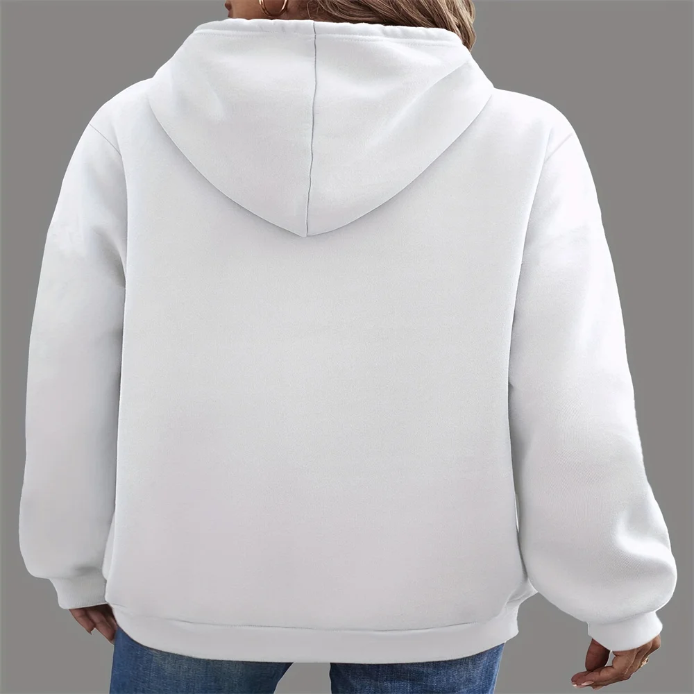 Ladies' Casual Letter Hooded Sweatshirt Multifunctional And Versatile Street Fashion Hooded Sweatshirt Back To School Outfit