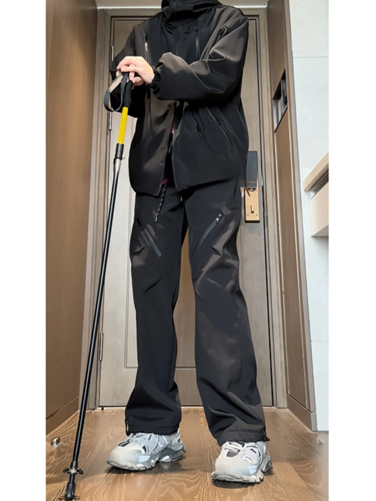 

Мужские рабочие брюки Softell: весенне-осенние, в американском уличном стиле, прямые, повседневные, прочные, модные, свободного кроя