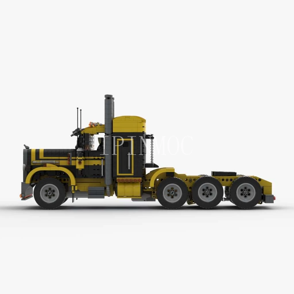 MOC-4691 379 Semi Heavy Truck Model With PDF Drawings Building Blocks Bricks Kids DIY Toys Birthday Christmas Gifts