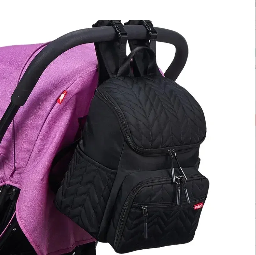 luxury diaper bags large-capacity dry wet separation baby diaper backpack for mom