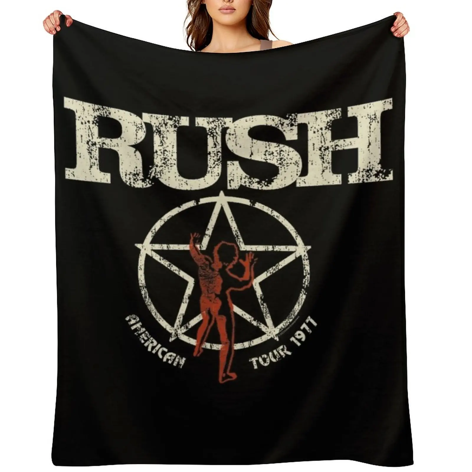 

Одеяло Rush Band для дивана, тонкие термоодеяла для спального мешка Retros