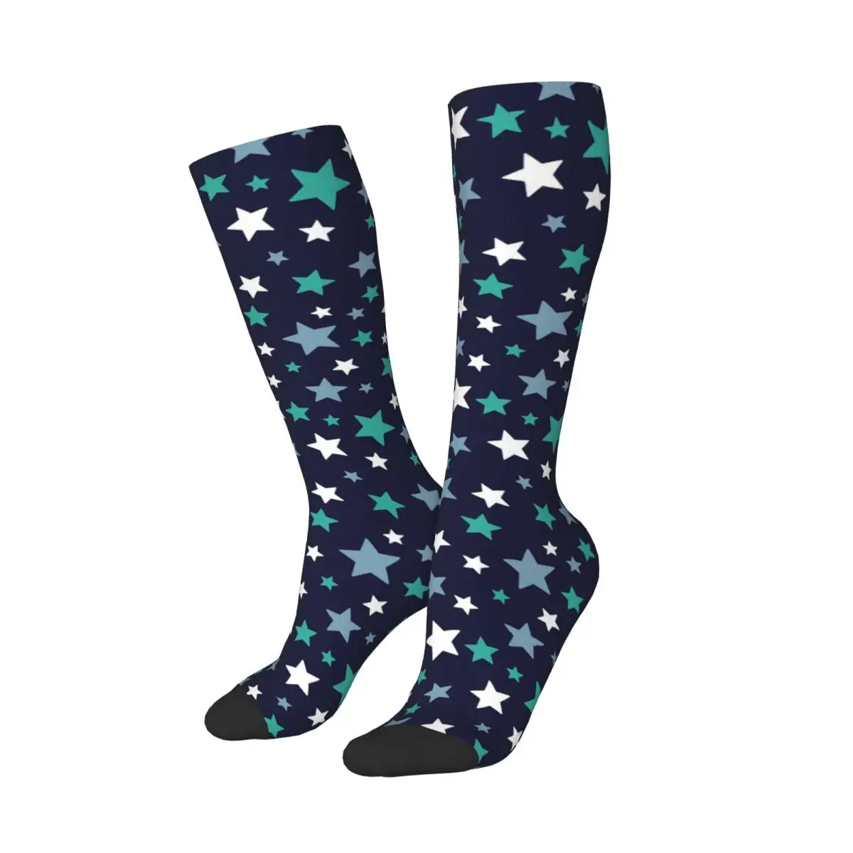 Oriented Aroace Stars Socks Harajuku Sweat Absorbing Stockings All Season Long Socks Accessories for Unisex Gifts