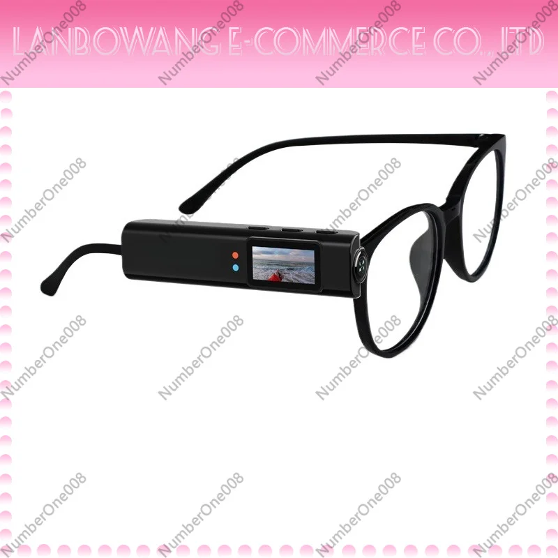 HD 2.7K WiFi Action Camera Glasses First Person Perspective Head Mounted Outdoor Video Recorder