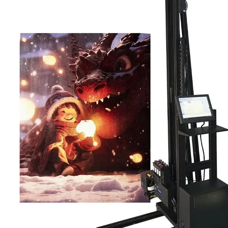 Imprimante murale UV verticale numérique 3D, nouveau Design, avec logiciel d'impression HD