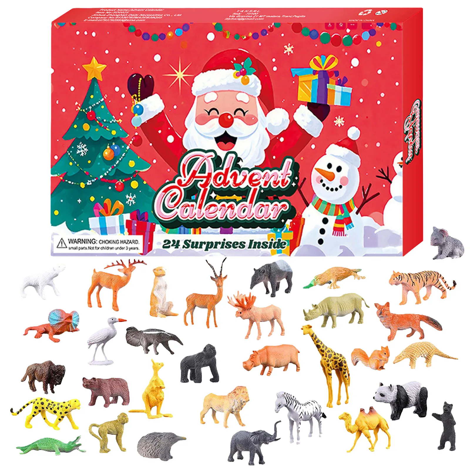 Timer for Kids Large Christmas Series Holebox Tear Off Box 24 Day Countdown Calendar To Halloween Christmas Countdown Bags