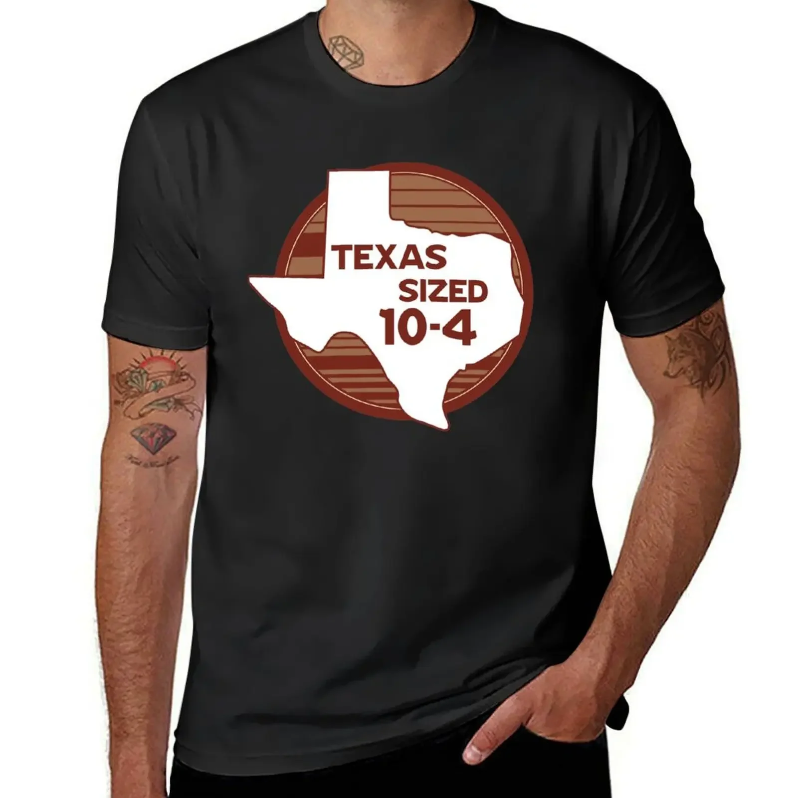 

Texas Sized 10-4- Letterkenny T-Shirt customizeds summer clothes t shirt for men