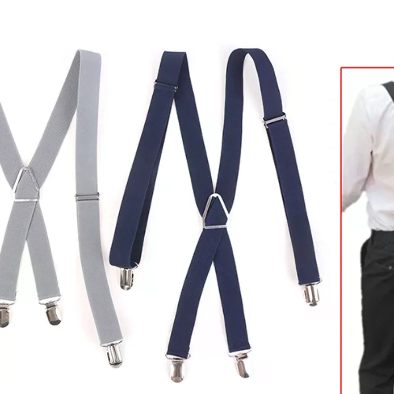 

Elastic Adjustable Suspenders For Adults And Kids - Men Women Braces Suspender Set For Children Boys Girls Wedding Accessories
