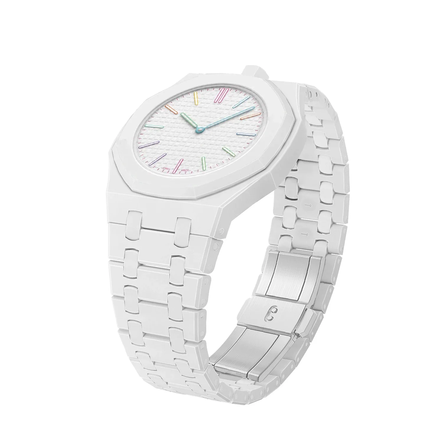 Soft Silicone Watch Band Woven Texture Replacement Strap Comfortable Sport Wristband Unisex for Smart Watch