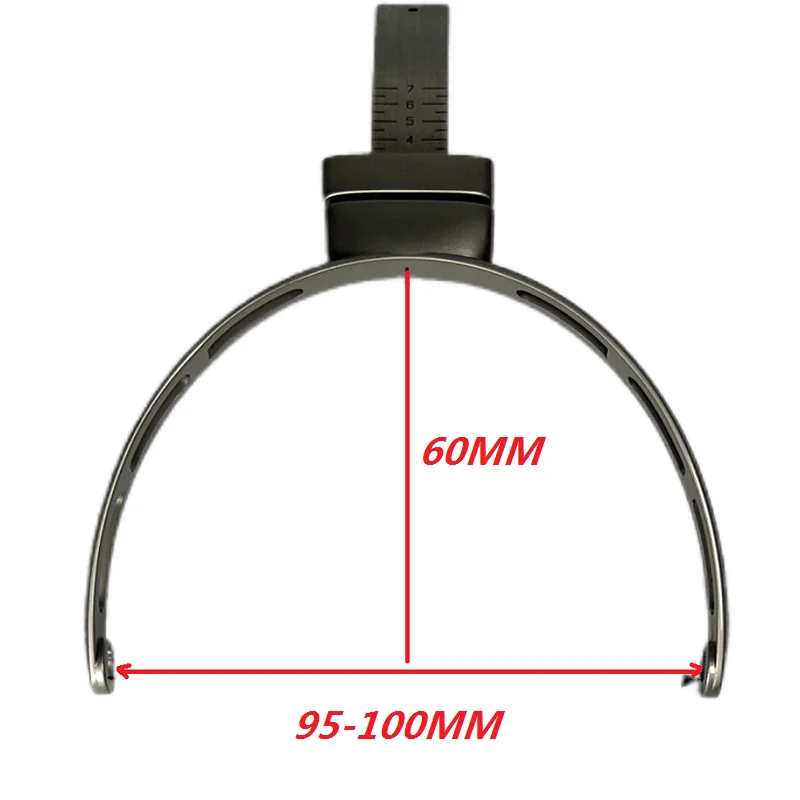 DIY headset Headband 90mm-105MM Hook opening Metal Bracket Leather Top band for AUDEZE HIFIMAN HE400 headsets