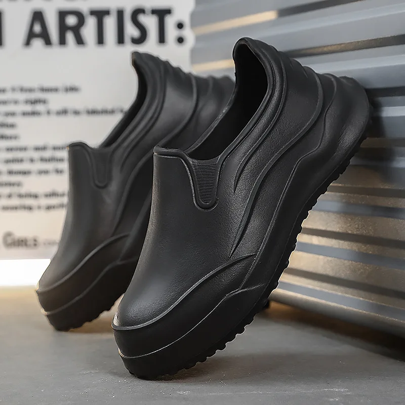 

Hotel chef shoes summer new light waterproof non-slip oil-proof kitchen work shoes men's fashion casual EVA outdoor walking shoe