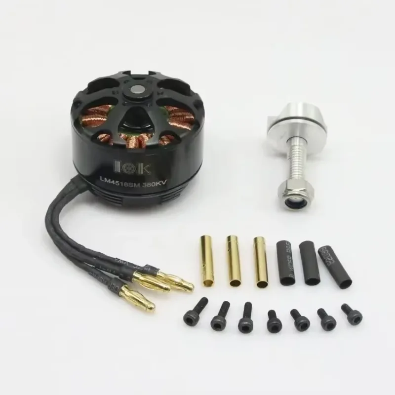 LOK LM4516SM 4615 380KV Disk Type Brushless Motor 6S 3.4Kg Trust High Efficiency for 5238 Dualsky Emax Sunnysky  RC car