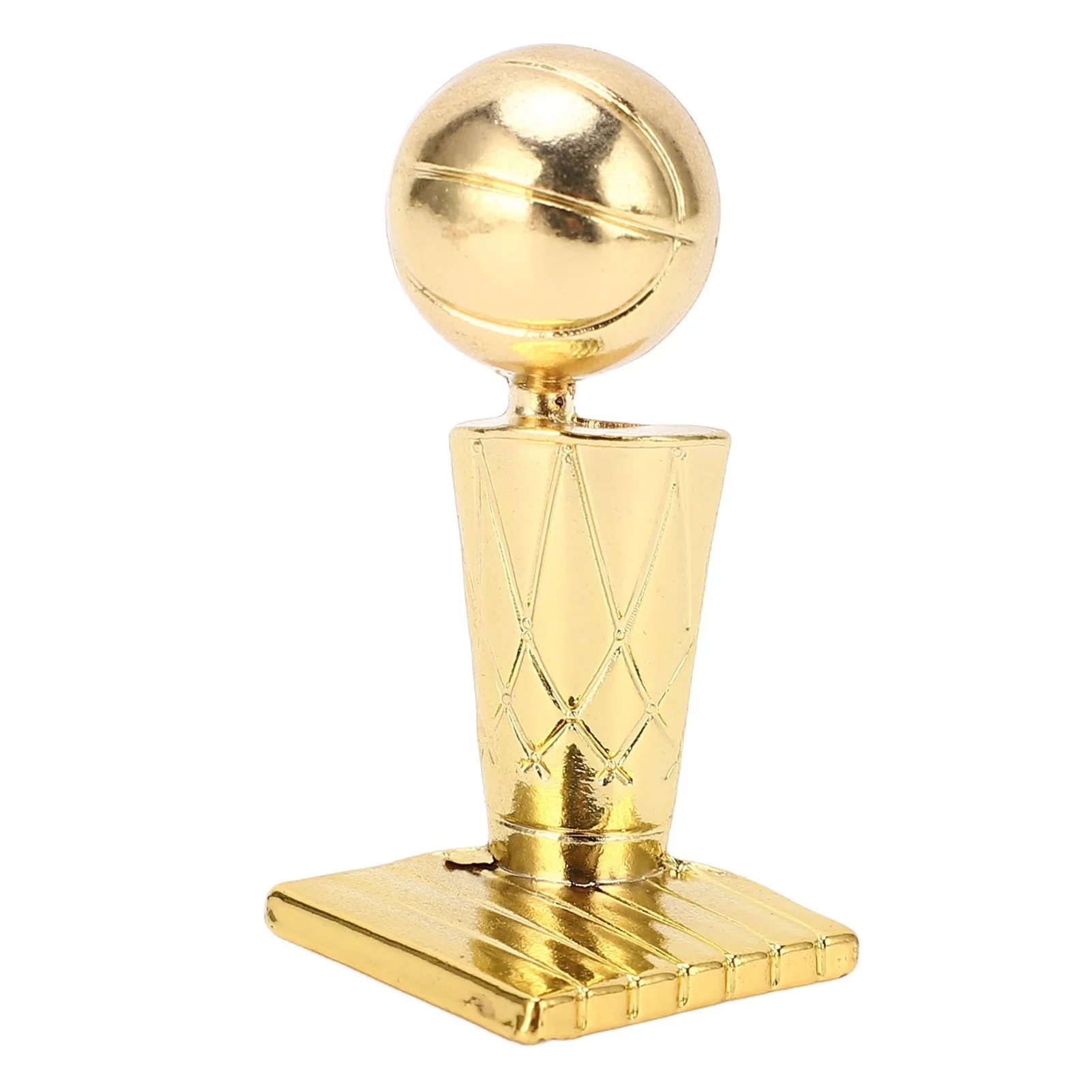 Basketball Championship Trophy Ornament Metal Decorative Commemorative Trophy Decoration for Fans