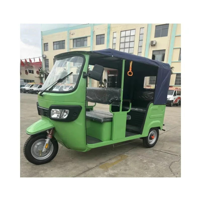 

3 Wheel Passenger Electric Tricycle Sunshade 72V 1800W 8 Passenger Van Adult Tricycle
