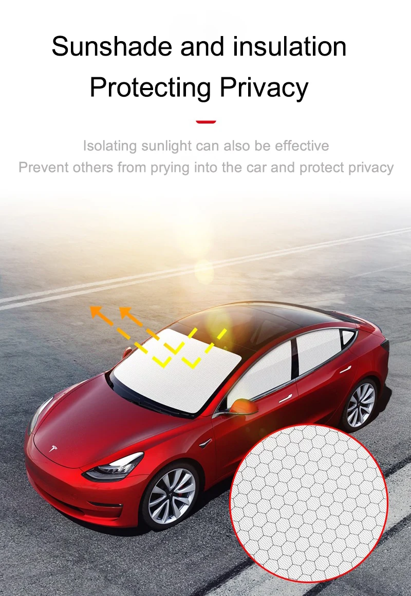 For Tesla Model Y&3 2017-2025 Privacy Sun Shade Model Y Juniper Graphene Side Window Sunroof Sunshade Blind Shading Camping Rest