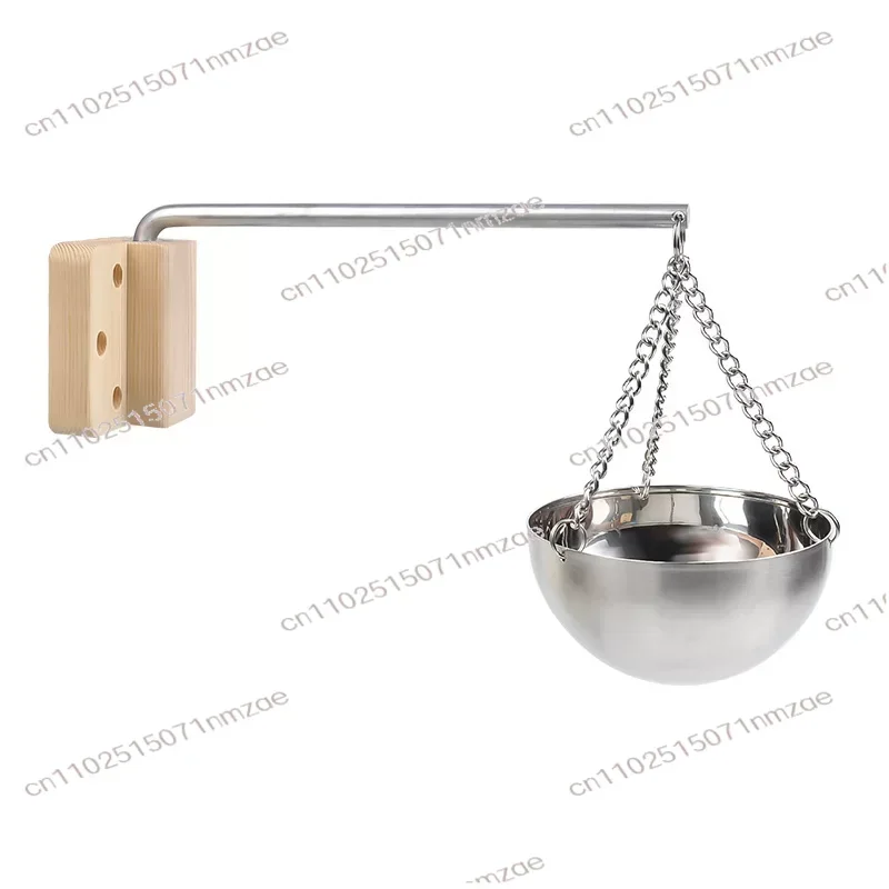 20CM Essential Oil Bowl, Dry Steam Room Suitable for Mirror 12CM Cross-border E-commerce Stainless Steel Aromatherapy Bowl