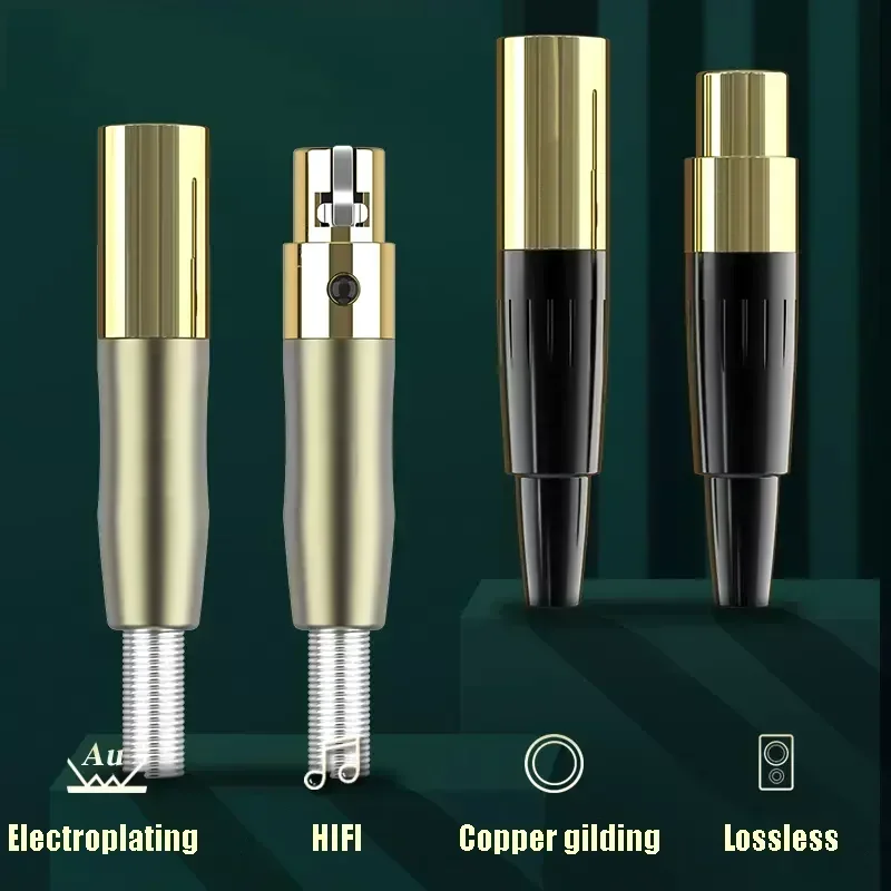 Мини XLR штекер (гнездо) штекер 3-контактный (4-контактный) XLR Аудио Микрофон Разъем для индивидуального профессионального оборудования Bodypack наушники