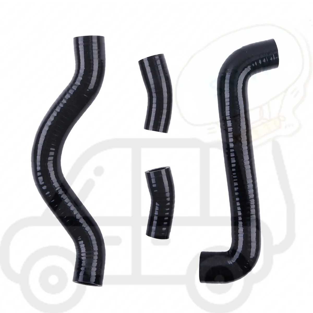 FOR 1999-2002 SUZUKI SV650 SV 650 K1 K2 K3 2000 2001 Silicone Radiator Hoses Kit Car Auto Tools Replacement Parts 4PCS 3PLY