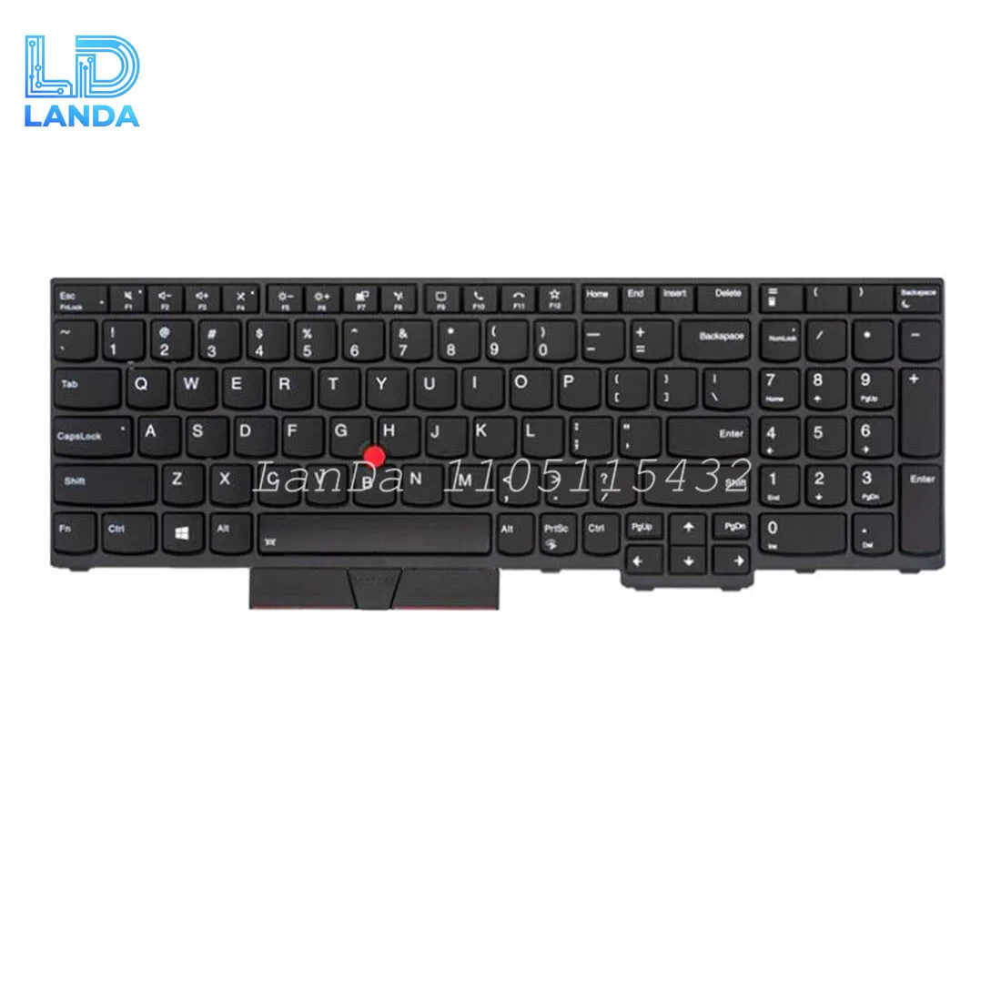Laptop Keyboard For IBM Lenovo ThinkPad P15V T15P with Point US Backlit