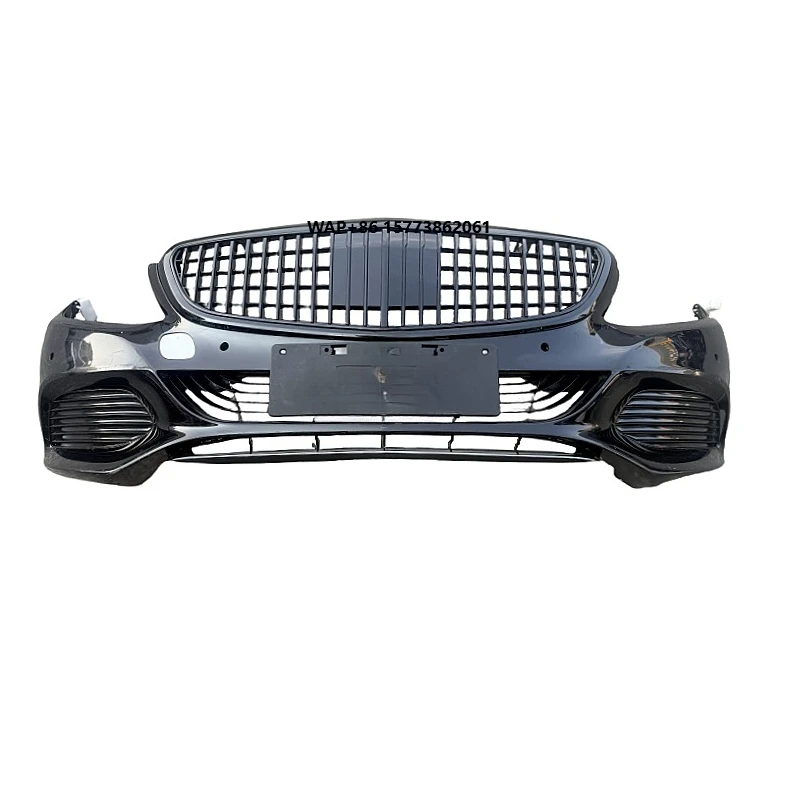 

Front Bumper for C-series 205 205 Bumper Surround All Black M-bach Grille Used Condition